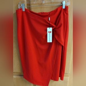 Beautiful bright red Kate Kasin XL  NWT